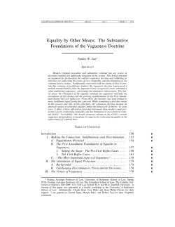 Equality by Other Means - Harvard Civil Rights