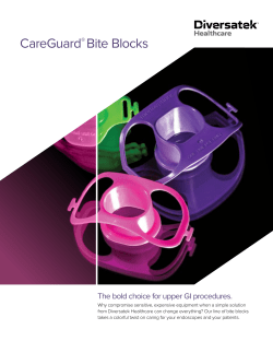 CareGuard® Bite Blocks - Diversatek Healthcare