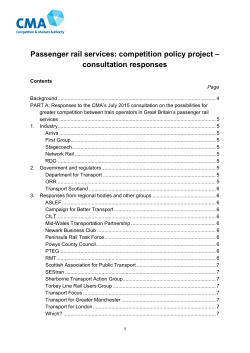 consultation responses
