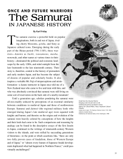 Once and Future Warriors: The Samurai in Japanese History