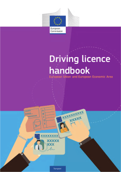 Driving licence handbook