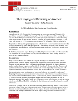 The graying and browning of America