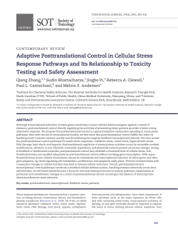Adaptive Posttranslational Control in Cellular