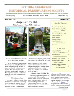 Spring 2011 Newsletter