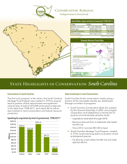 State Highlights in Conservation: South Carolina