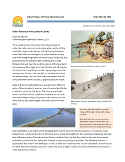 Helen Merrill`s 1910 article about native pottery in the Sandbanks