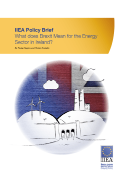 What does Brexit Mean for the Energy Sector in Ireland?
