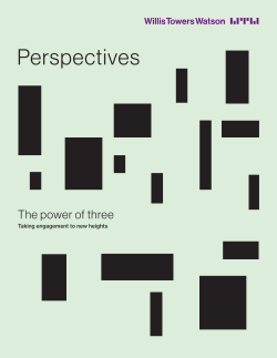 Perspectives - Towers Watson