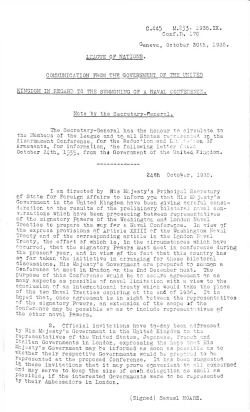 C.445 M.233- 1935.IX. Conf.J). 170 Geneva, October 30th, 1935