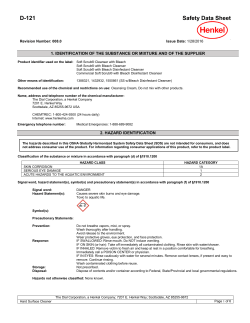 Safety Data Sheet