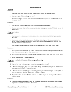 Electric Force and Field