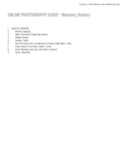 ONLINE PHOTOGRAPHY GUIDE - Womens_Hosiery