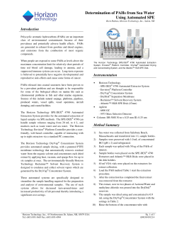AN038 Determination of pahs from sea water
