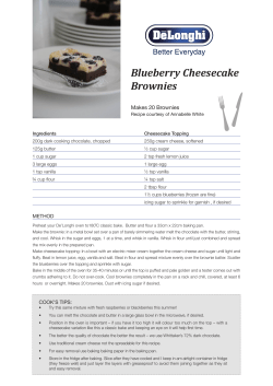 Blueberry Cheesecake Brownies