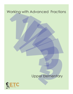 3030 Advance Fraction Work Answer Key