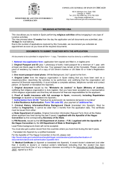 This visa allows you to reside in Spain performing religious activities