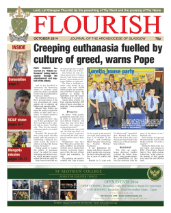 Creeping euthanasia fuelled by culture of greed, warns Pope