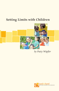 Setting Limits with Children
