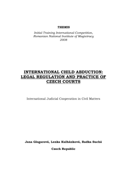 International child abduction: legal regulation