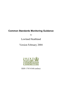 Common Standards Monitoring guidance for Lowland