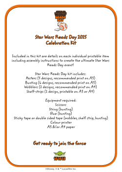 Star Wars Reads Day 2015 Celebration Kit Get