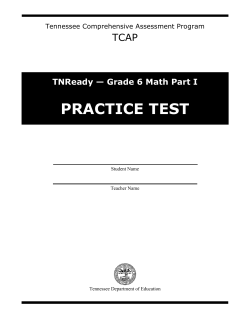 practice test - Claiborne County Schools