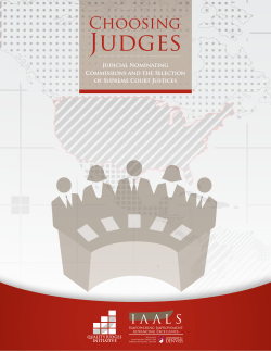 Choosing Judges - IAALS