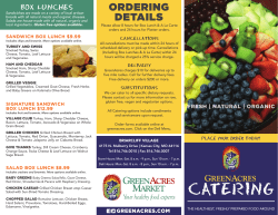 CATERING