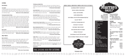 CALL (212)462-2830 FOR CATERING