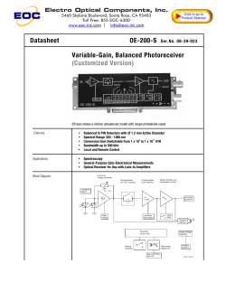 OE-200-S Balanced Ph.. - Electro Optical Components, Inc.