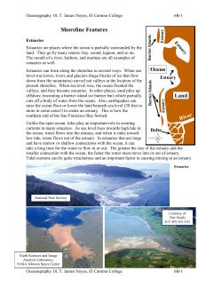 Shoreline Features - El Camino College