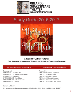 Study Guide - Orlando Shakespeare Theater