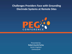 Challenges Providers Face with Grounding Electrode Systems at