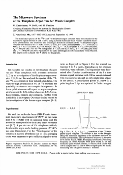 The Microwave Spectrum of the Thiophene-Argon van