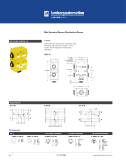 Mini Actuator/Sensor Distribution Boxes