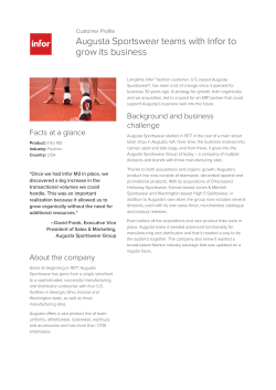 Augusta Sportswear Group profile