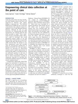 Empowering clinical data collection at the point of care