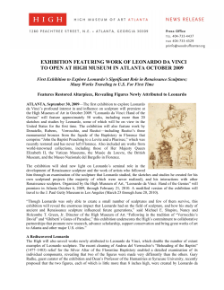 Press Release - High Museum of Art