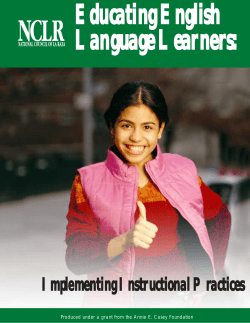 Educating English Language Learners
