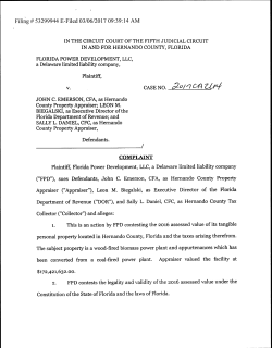TC-120930_Florida Power Development, LLC vs. John C. Emerson
