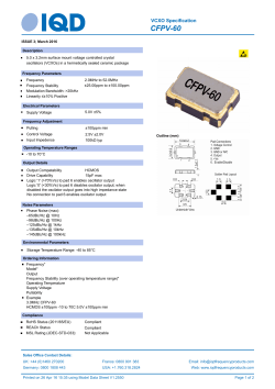 CFPV-60 - IQD Frequency Products
