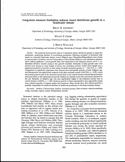 Long-term resource limitation reduces insect detritivore