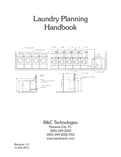 Laundry Planning - AAdvantage Laundry Systems