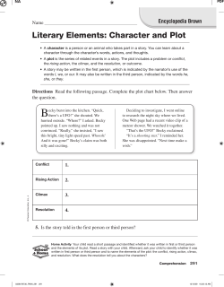 Literary Elements: Character and Plot