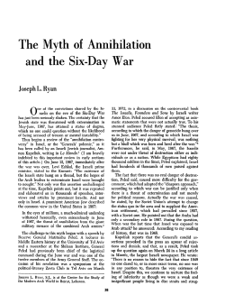 and the Six-Day War - Worldview Magazine Archive