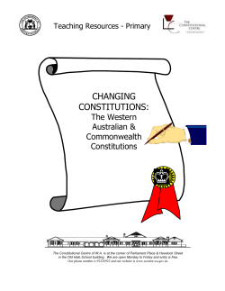 changing constitutions - Constitutional Centre