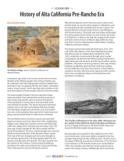 Lesson 1 - Friends of Santa Cruz State Parks