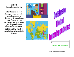 Global Interdependence