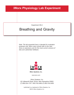 Breathing and Gravity