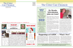 Newsletter November 2009 - Sedgefield Animal Hospital